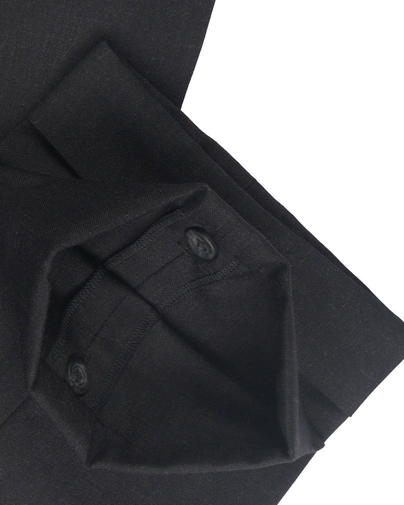 Dugdale Feine Kammgarnhose - Charcoal Plain
