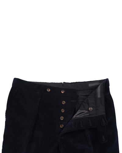 Brisbane Moss DK Navy 12 Wale Corduroy