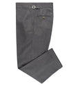 Minnis Flanellhose aus mittelgrauer Wolle
