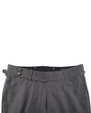 Minnis Flanellhose aus mittelgrauer Wolle