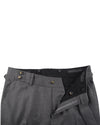 Minnis Flanellhose aus mittelgrauer Wolle