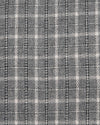 Grau-weißer Tattersall-Flanell