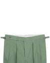 Chino: Green Slub Chambray