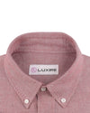 Rotes Flanellhemd aus Twill