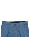 Blaue einfarbige Baumwollhose