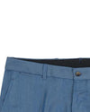Blaue einfarbige Baumwollhose