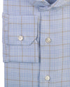 Cashmerello Alumo: Pastle Blue Olive Glen Checks