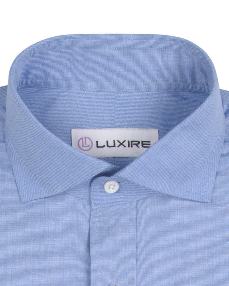 Lässiger blauer End-on-End