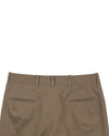 Dunkelbraune Twill-Chino
