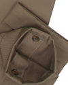 Dunkelbraune Twill-Chino