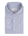 Blue White Pin Stripes