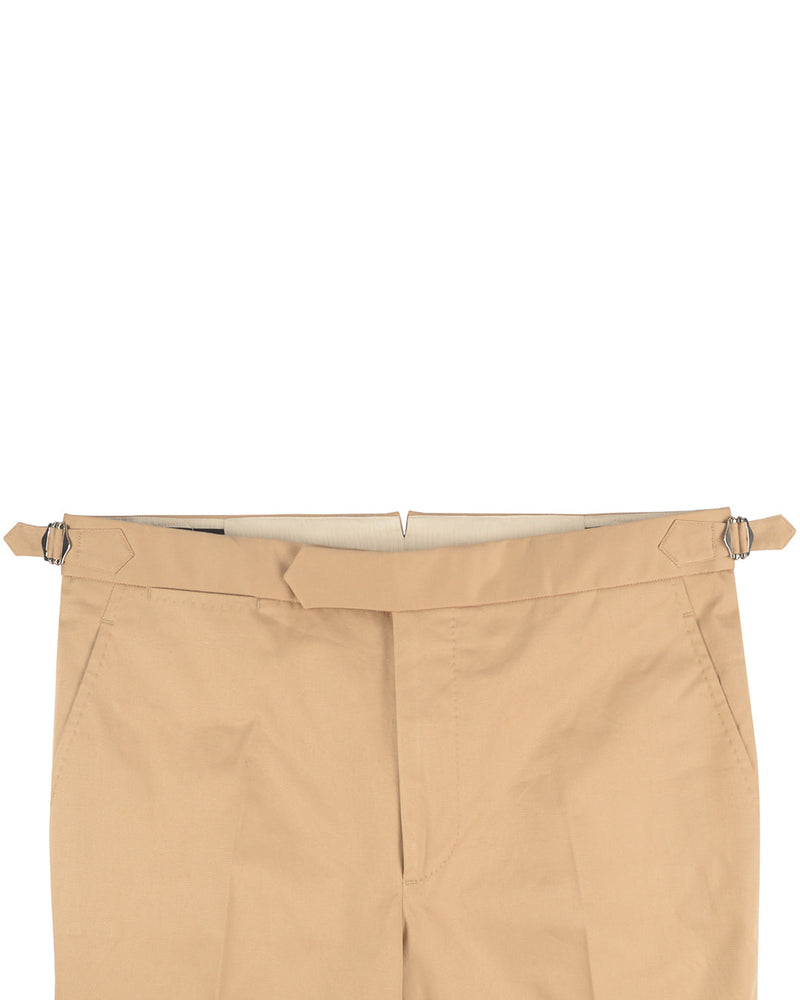 Beige dehnbare Chino