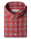 Rot karierte Twill-Karos