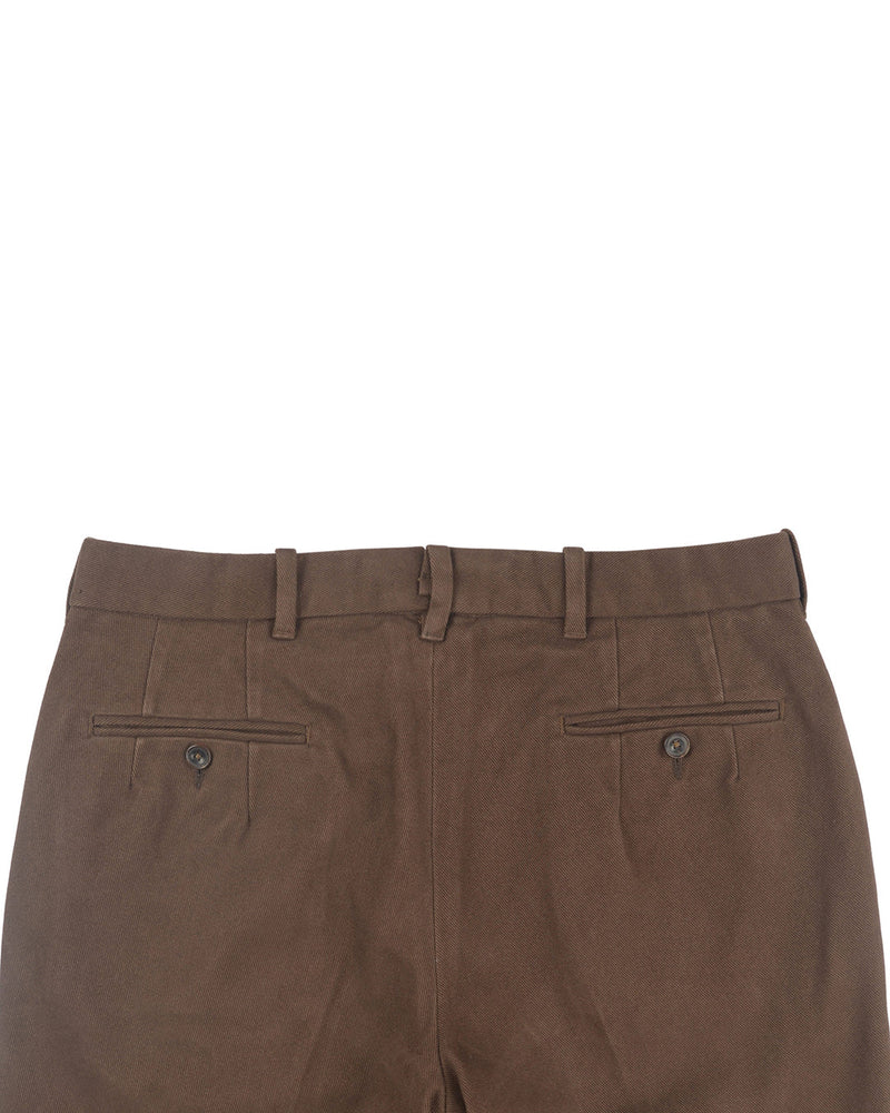 Brisbane Moss Cocoa Heavy Cotton Twill