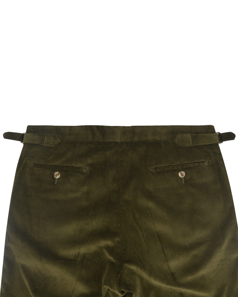 Brisbane Moss Dark Olive Nadelkordel