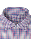 Rosa blauer kleiner Gingham