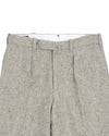 Molloy Plain Donegal Tweed Hose - Grauer Opal