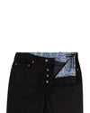 Sondrio Cotton: Schwarzer schwerer Denim-Twill