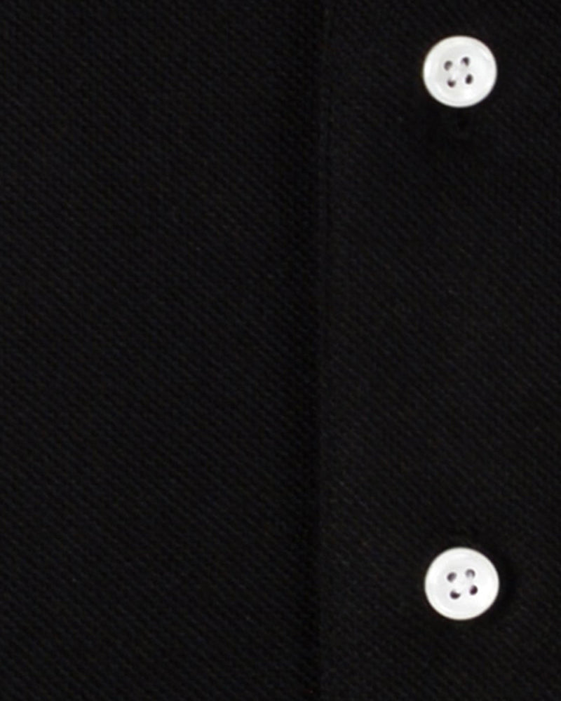 Coton : Polo noir