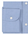 Brisbane Moss Chambray - Mittelblau