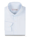Zegna : Sergé de coton bleu ciel