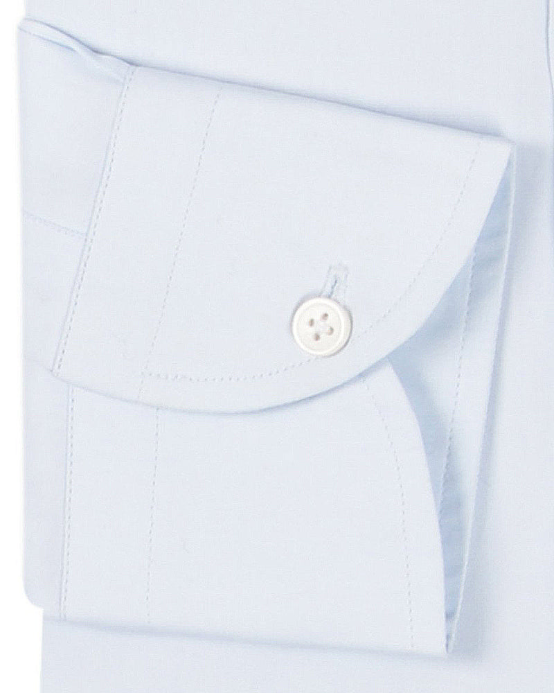 Zegna : Sergé de coton bleu ciel