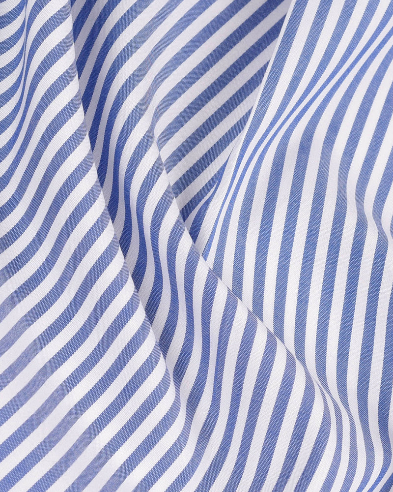 Rayures bonbon marine