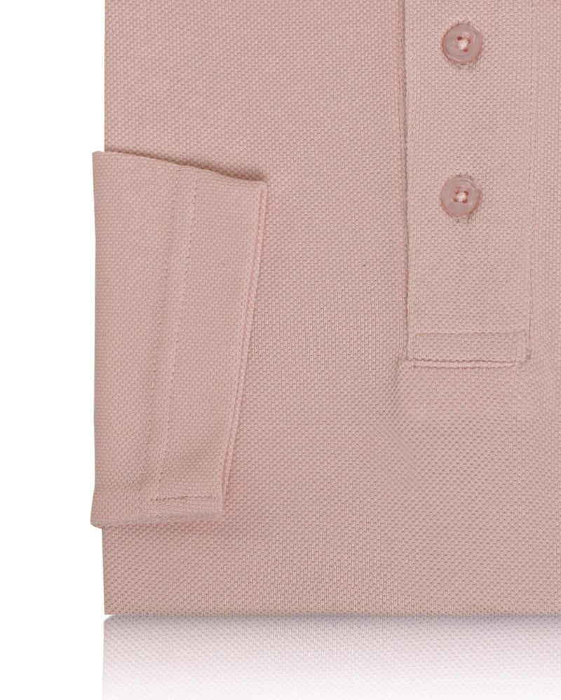 EZS Aria Pink Langarm-Polo