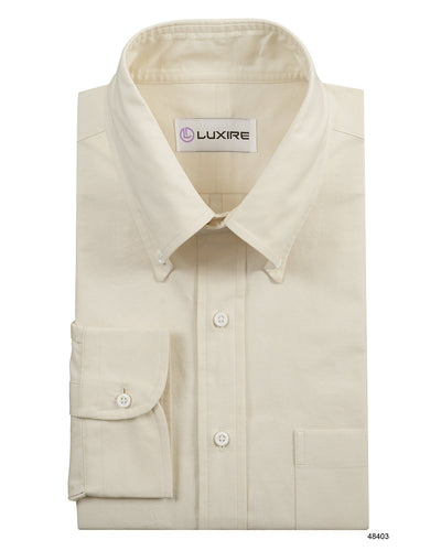 Chemise jaune pâle