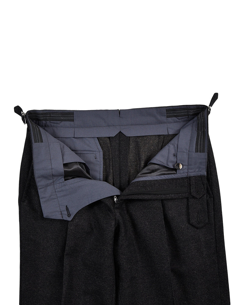 VBC Dunkelbrauner Twill-Flanell