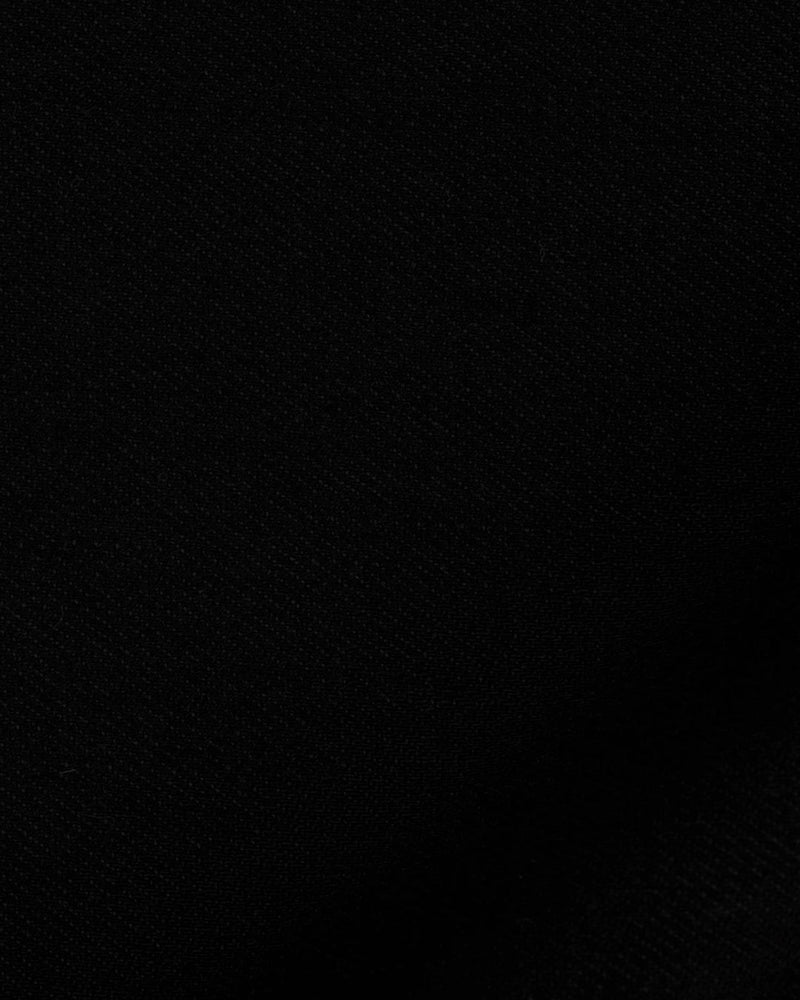 Sondrio Cotton: Schwarzer schwerer Denim-Twill