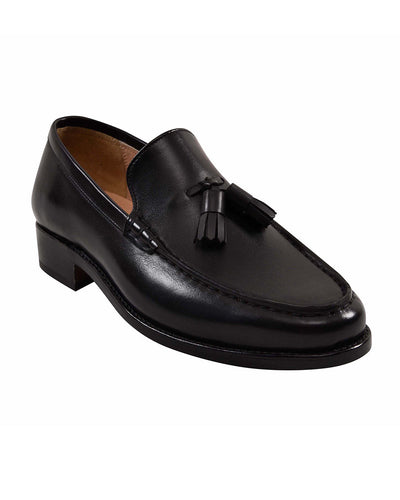 Mocassins à pampilles noirs