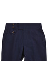 Loro Piana: Dark Blue Stripe Seersucker