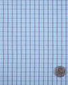 Mintblaue, marineblaue Tattersall-Karos