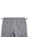 Haifischgraue Twill-Hose