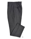Pantalon à œillets gris clair et foncé