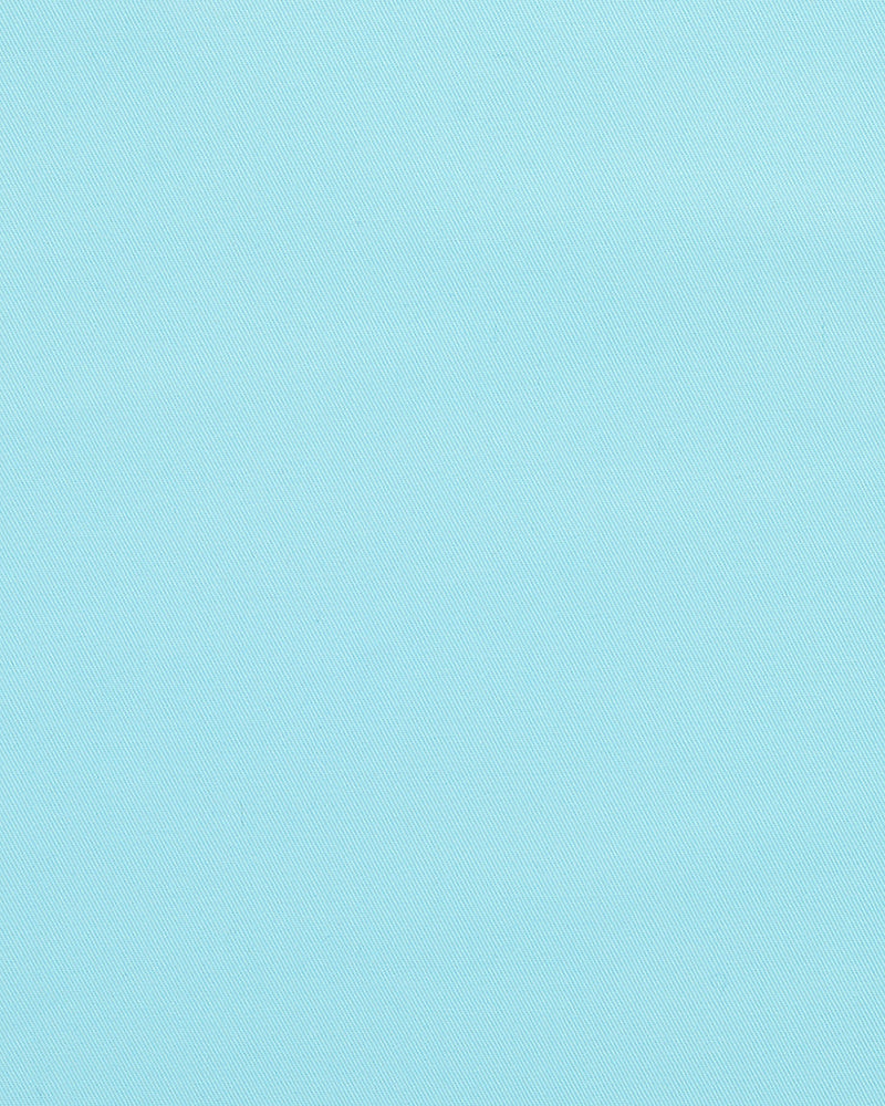 Gulf Stream Blue Cotton Twill Pant