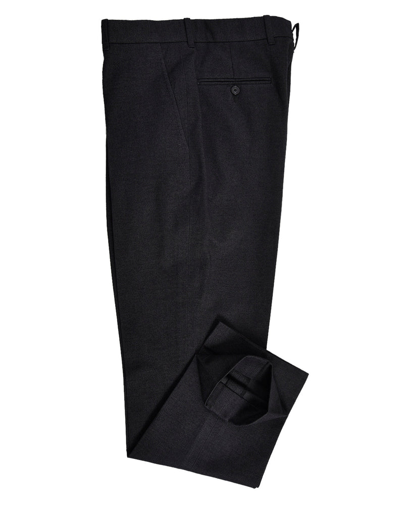 Nachtgrauer Baumwoll-Gabardine-Twill