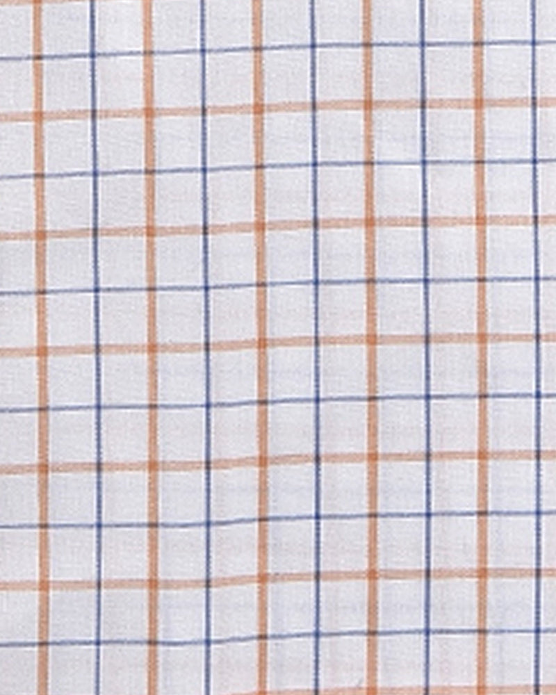 Blau-orange Karos