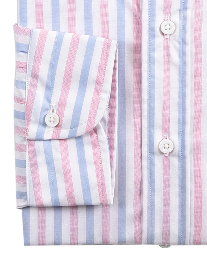 Monti Pink Blau Weiß Candy Stripes