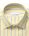Oxford: Pale-yellow, Navy, White, Stripes