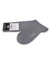 Pantherella Danvers Cotton Rib - Mittelgrau