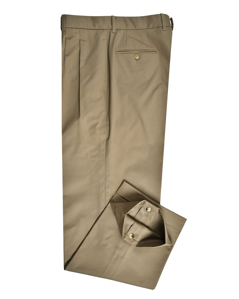 Khaki Dehnbare Chino