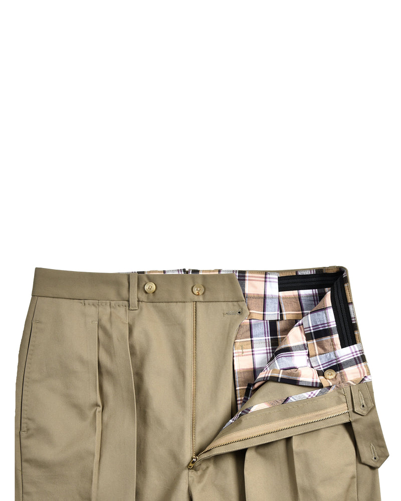 Khaki Dehnbare Chino