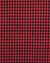 Leinen: Rot-Schwarz-Gingham-Karos