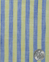 Leinen: Gelb-blaue Kleidstreifen