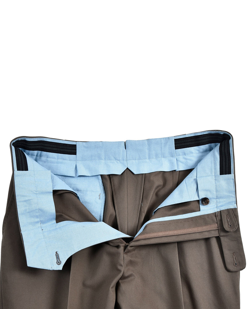 Biberbraune Twill-Chino