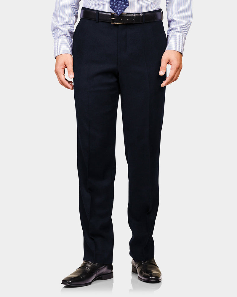 VBC 100 % Wolle, marineblauer Flanell