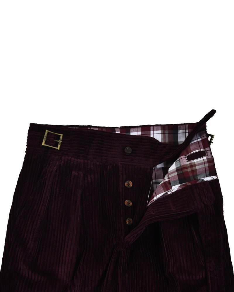 Modrone 4 Wale-Maroon Cord