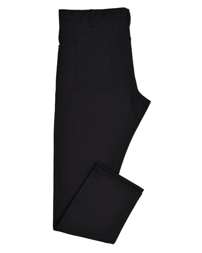 Jet Black Soft Twill Jeans